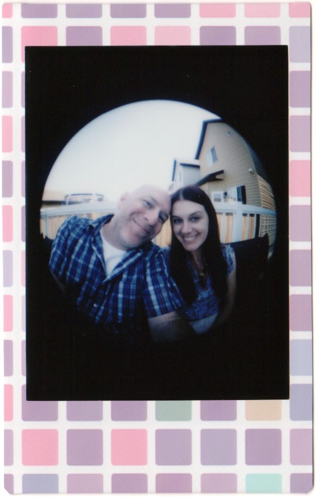 Fuji Instax Mini Stained Glass edition, Lomography Lomo’Instant San Sebastián with fisheye lens