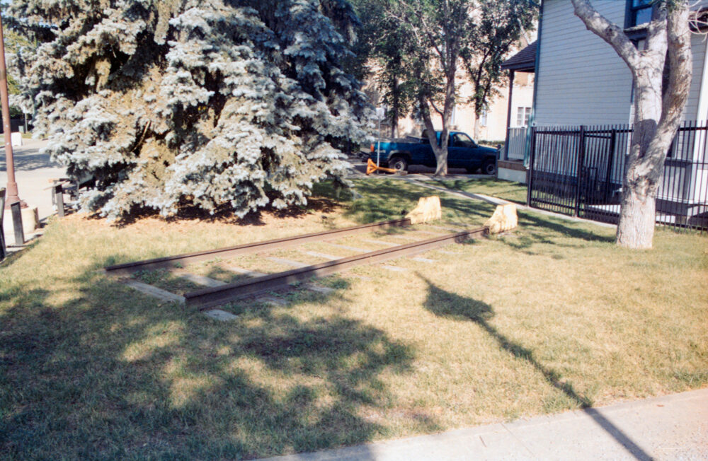 tracks from old CN Station