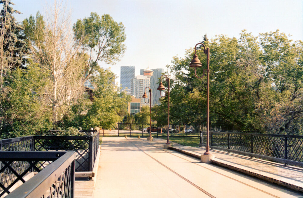 bridge into Lindsay Park